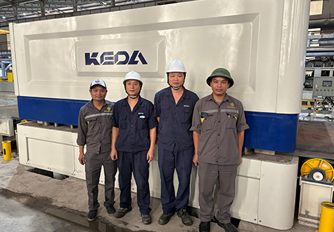 凝心聚力鼓劲头丨越南V项目石英石出产线顺利投产