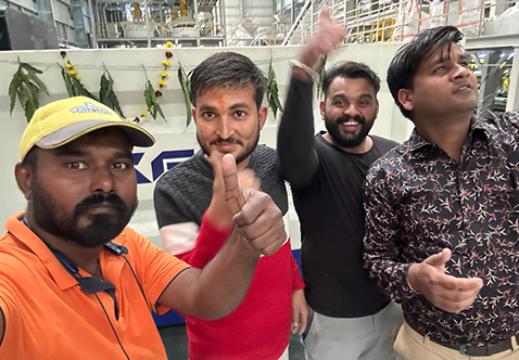 实干开新局 丨 喜报不休，，，，，，人生就是博集团石材机械多个沉点项目成功运行顺利试产